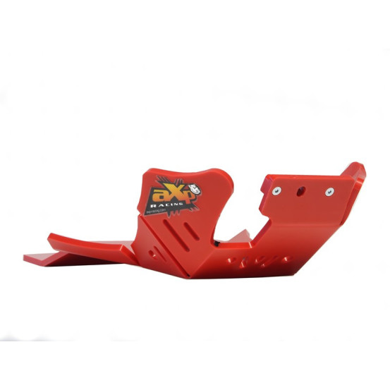 Sabot AXP PEHD 8mm Rouge avec protection de biellette BETA 250 300 XTRAINER 2016 -2024