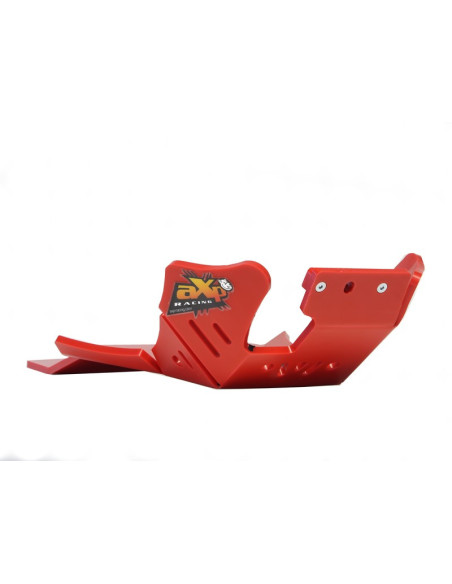 Sabot AXP PEHD 8mm Rouge avec protection de biellette BETA 250 300 XTRAINER 2016 -2024