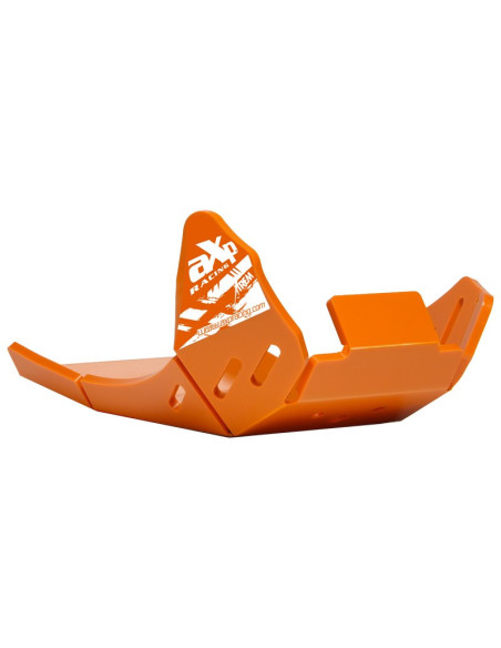 Sabot AXP PEHD 8mm Orange avec protection de biellette KTM 250 300 TBI 2024