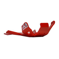 Sabot AXP PEHD 8mm Rouge avec protection de biellette 250 300 MR PRO 2021 - 2024
