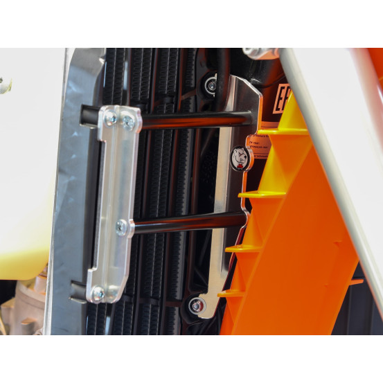 Protèges radiateur AXP Alu 4mm KTM 150 250 300 TBI 250 350 450 500 EXC F 2024-2026
