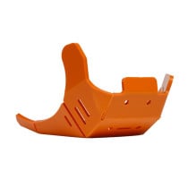 Sabot AXP PEHD 8mm Orange avec protection de biellette KTM 450 500 EXC F 2024