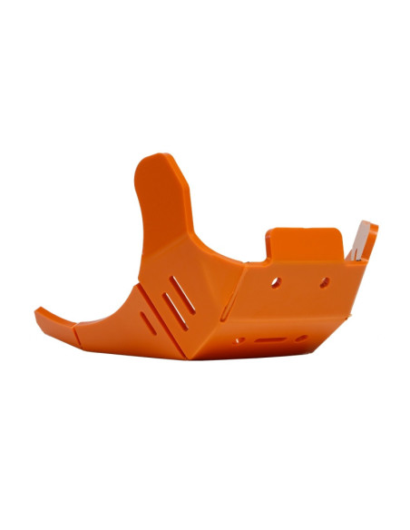 Sabot AXP PEHD 8mm Orange avec protection de biellette KTM 450 500 EXC F 2024