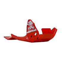 Sabot AXP PEHD 8mm Rouge avec protection de biellette GAS GAS 250 300 EC 2024
