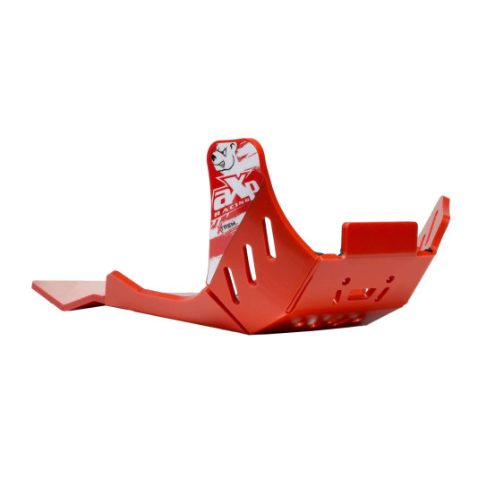 Sabot AXP PEHD 8mm Rouge avec protection de biellette GAS GAS 450 500 EC F 2024