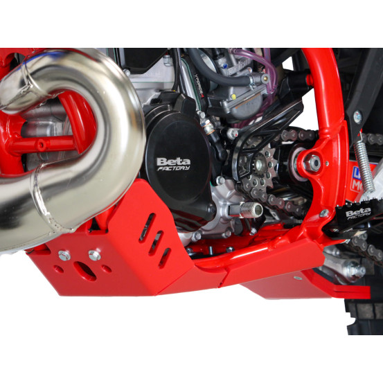 Sabot AXP PEHD 8mm Rouge avec protection de biellette BETA 250 300 RR 2024 (Copie)