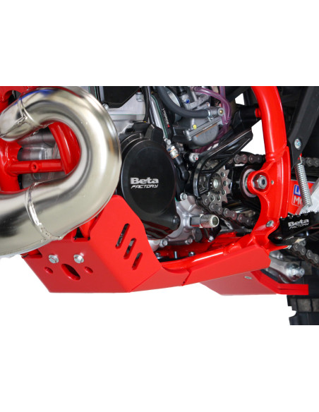 Sabot AXP PEHD 8mm Rouge avec protection de biellette BETA 250 300 RR 2024 (Copie)