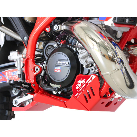 Sabot AXP PEHD 8mm Rouge avec protection de biellette BETA 250 300 RR 2024 (Copie)