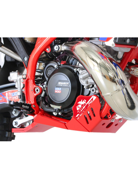 Sabot AXP PEHD 8mm Rouge avec protection de biellette BETA 250 300 RR 2024 (Copie)