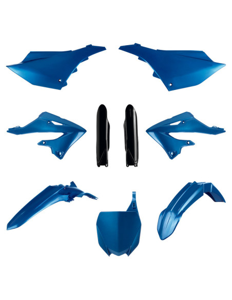 Kit plastiques complet metal - Bleu - POLISPORT Yamaha 125 250 YZ 2022