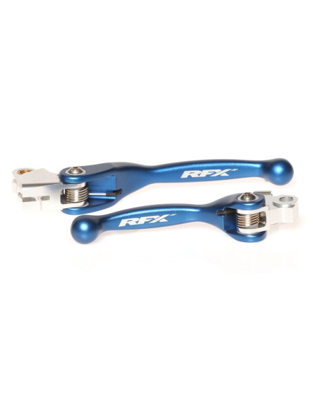 Ensemble de leviers retournables RFX Race Bleu Yamaha YZ 65-85