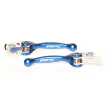 Ensemble de leviers retournables forgés RFX Race Husqvarna Husaberg Bleu