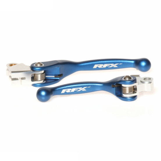 Ensemble de leviers retournables forgés RFX Race Bleu Yamaha YZ YZF
