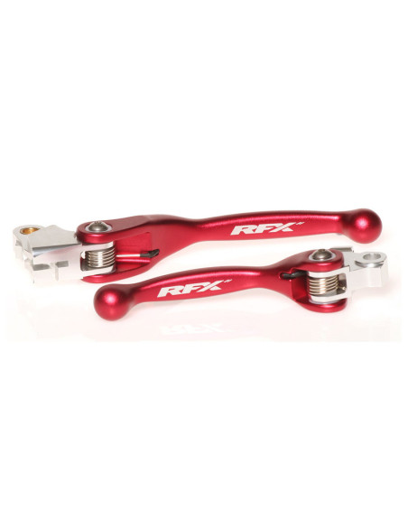 Ensemble de leviers retournables forgés RFX Race Rouge Yamaha YZ YZF