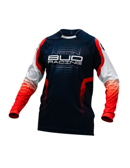 Maillot cross Bud Racing Neon - Bleu marine