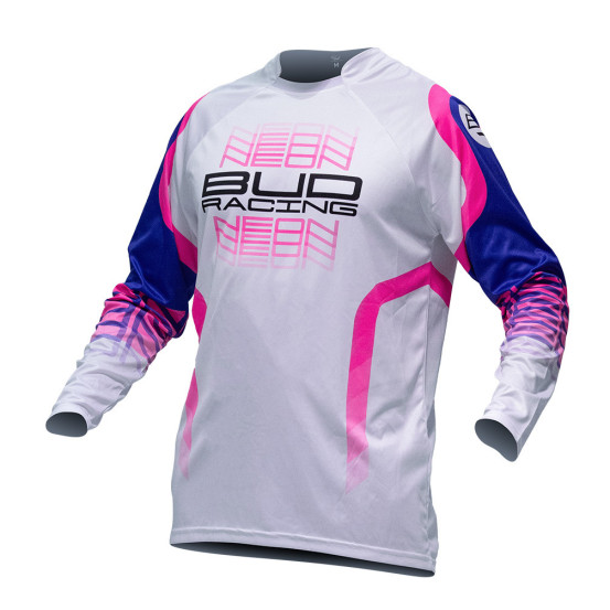 Maillot cross enfant Bud Racing Neon - Fluo Violet Rose