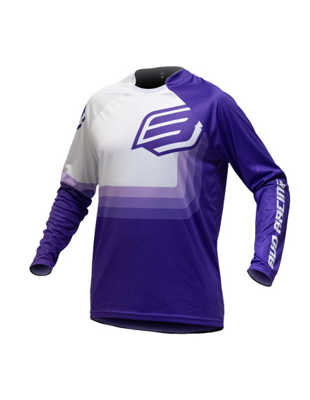 Maillot cross enfant Bud Racing 95´ Evo Retro - Violet