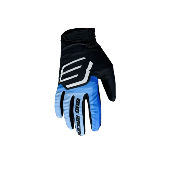 Gants cross enfant Bud Racing 2024 SX Lite 95 - Bleu clair Noir Blanc
