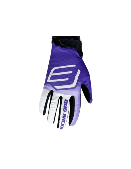 Gants cross Bud Racing 2024 SX Lite 95 - Violet Blanc