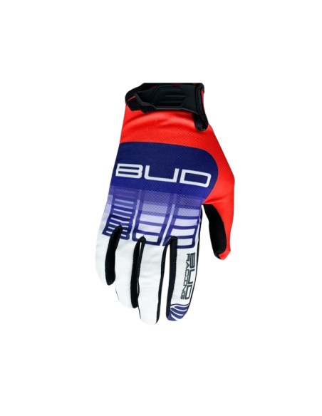 Gants cross Bud Racing 2024 SX Lite Neon - Fluo Bleu marine