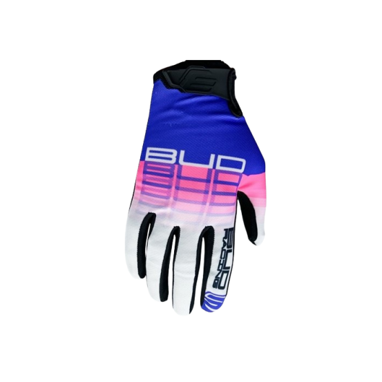 Gants cross Bud Racing 2024 SX Lite Neon - Fluo Violet Rose Blanc
