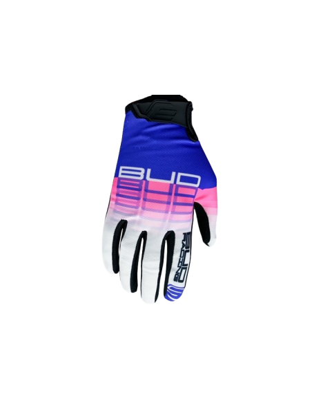 Gants cross Bud Racing 2024 SX Lite Neon - Fluo Violet Rose Blanc