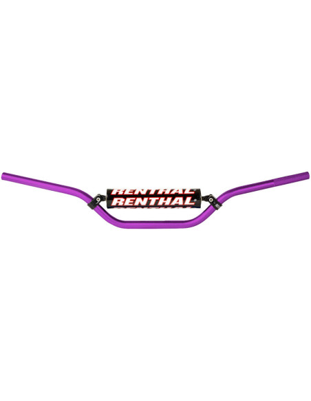 Guidon RENTHAL CLASSIC Ø22.2 mm 809 Carmichael Haut Modern Retro Violet