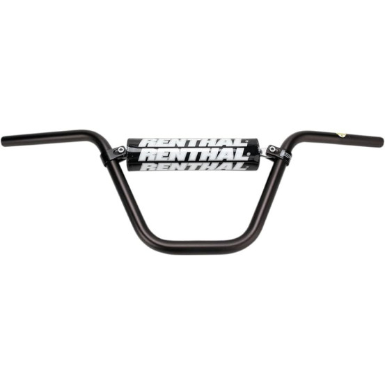 Guidon RENTHAL CLASSIC Ø22.2 mm pit bikes 50-90cc Noir