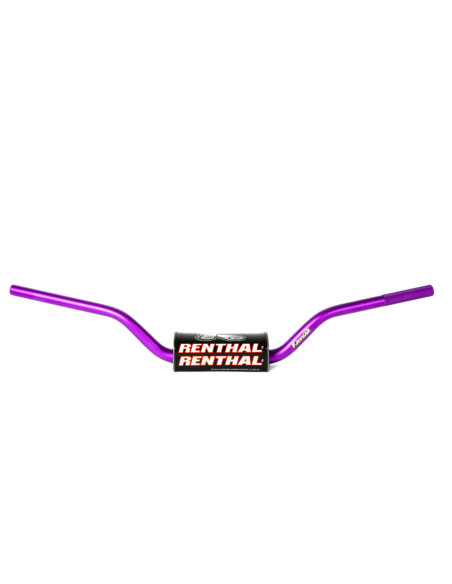 Guidon Renthal FATBAR Ø 28.6 mm 609 RC Haut Modern Retro Violet