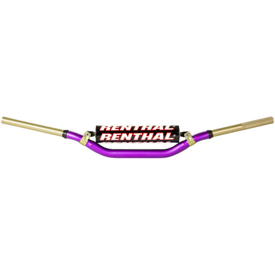 Guidon Renthal TWINWALL 996 Villopoto / Stewart Modern Retro Violet