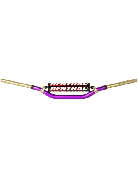 Guidon Renthal TWINWALL 996 Villopoto / Stewart Modern Retro Violet