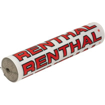 Mousse Guidon RENTHAL Vintage Tissu Blanc Rouge