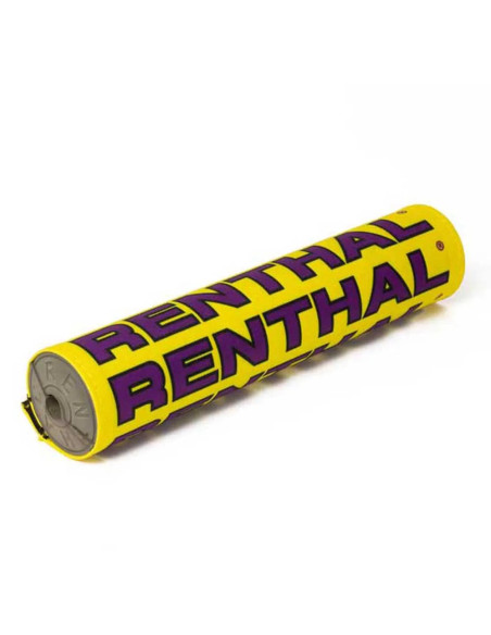 Mousse Guidon RENTHAL Vintage Tissu Jaune Violet
