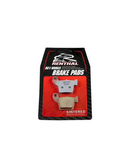 Plaquettes de frein RENTHAL BP101