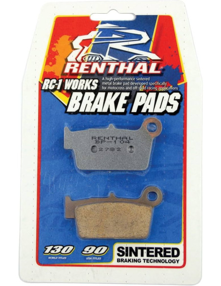 Plaquettes de frein RENTHAL BP103