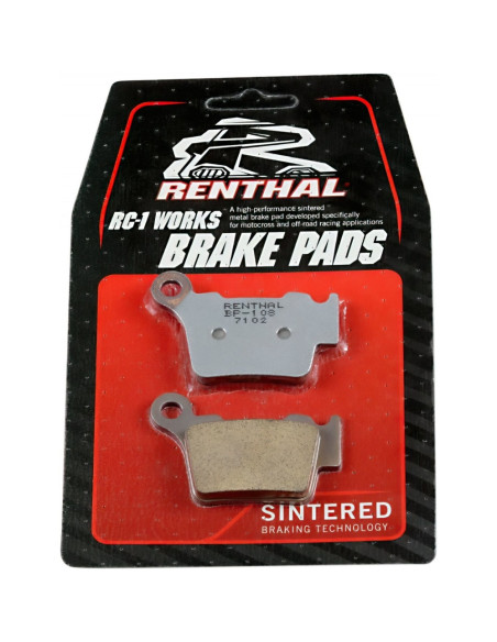 Plaquettes de frein RENTHAL BP108