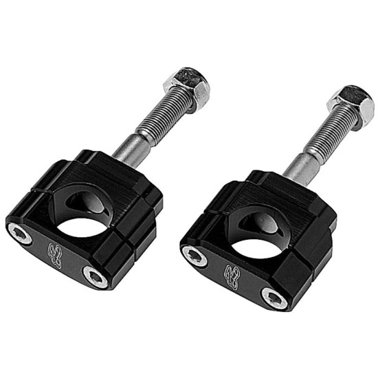 Pontets de guidon RENTHAL (diamètre 28,6 mm) KAWASAKI, YAMAHA déport 5mm