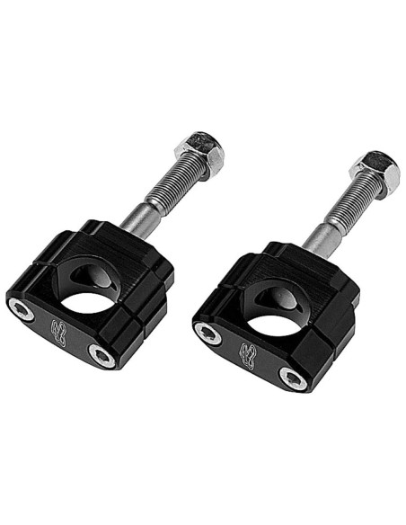 Pontets de guidon RENTHAL (diamètre 28,6 mm) KAWASAKI, YAMAHA déport 5mm