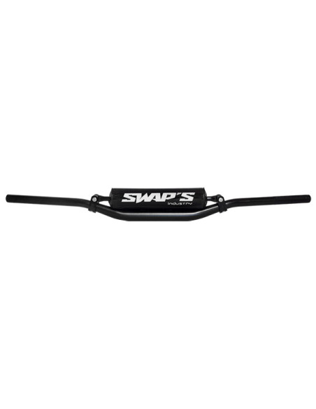 Guidon SWAPS 28.6mm noir avec barre CR Bas