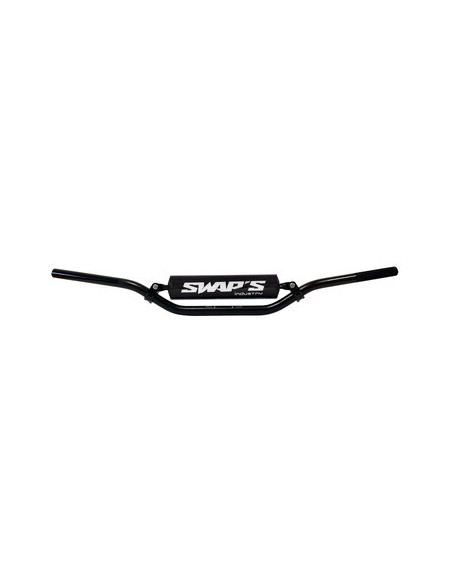 Guidon SWAPS 28.6mm noir avec barre CR Medium