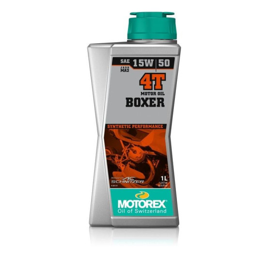 Huile moteur 4T MOTOREX boxer 15w50 1 litre