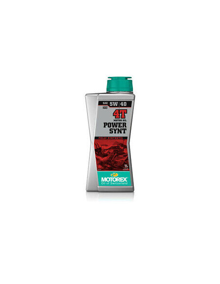 Huile moteur 4T MOTOREX Power Synt 5W40 100% synthèse 1L