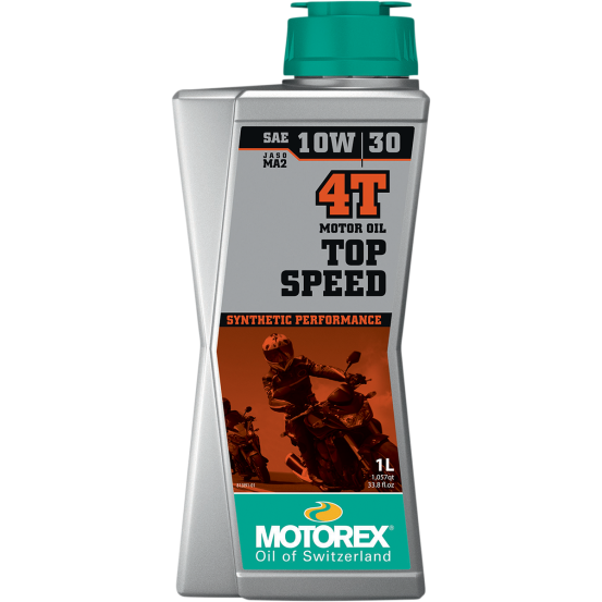 Huile moteur 4T MOTOREX Top Speed 10W30 100% synthèse 1L