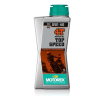 Huile moteur 4T MOTOREX top speed 5w40 100% synthèse 1 litre