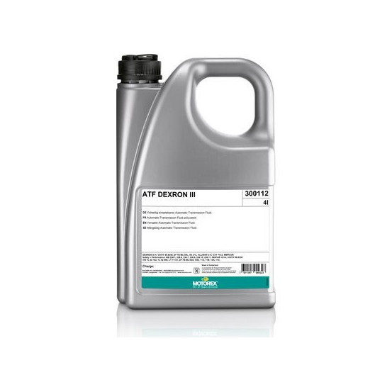 Huile transmission automatique MOTOREX ATF Dexron III Gear Oil 4L