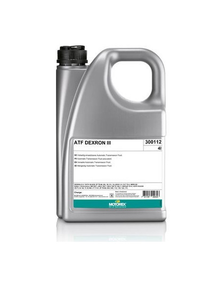 Huile transmission automatique MOTOREX ATF Dexron III Gear Oil 4L