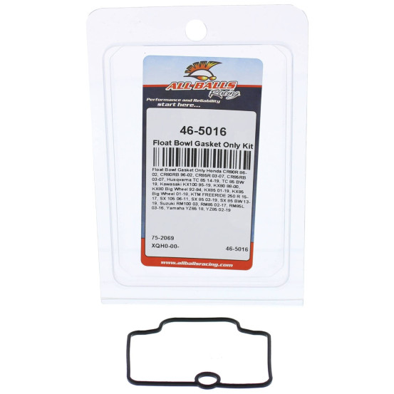 Joint de cuve de carburateur monte origine ALL BALLS - HONDA - HUSQVARNA - KAWASAKI - KTM - SUZUKI - YAMAHA