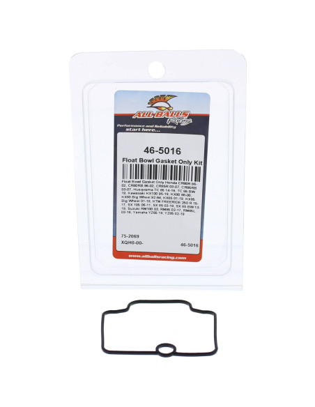 Joint de cuve de carburateur monte origine ALL BALLS - HONDA - HUSQVARNA - KAWASAKI - KTM - SUZUKI - YAMAHA