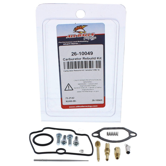 Kit de réparation de carburateur monte origine ALL BALLS - YAMAHA 65 YZ 2018-22