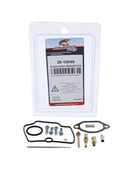 Kit de réparation de carburateur monte origine ALL BALLS - YAMAHA 65 YZ 2018-22